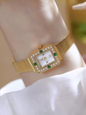 Women's Watches Solid Steel Strip Bamboo Steel Strip